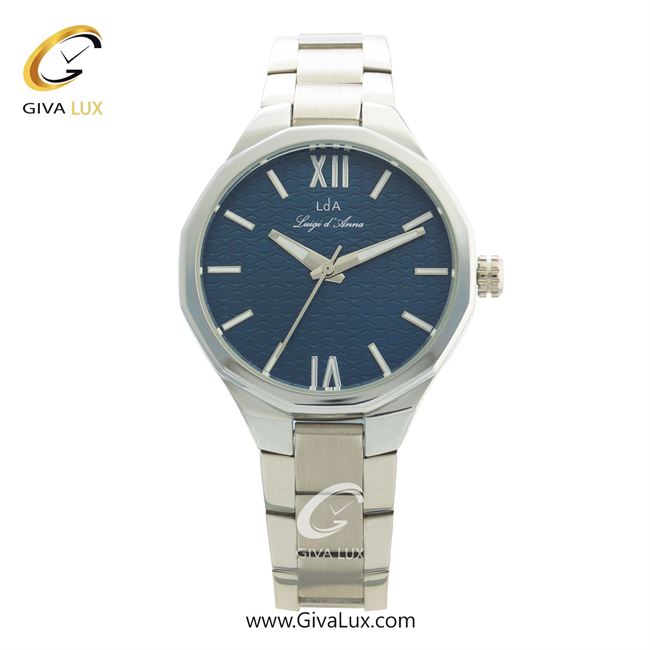 ساعت مچی اورجینال زنانه LdA | لوئیجی د آنا | Luigi d'Ana نقره ای | نقره ای| سرمه ای| کد رفرنس 2376